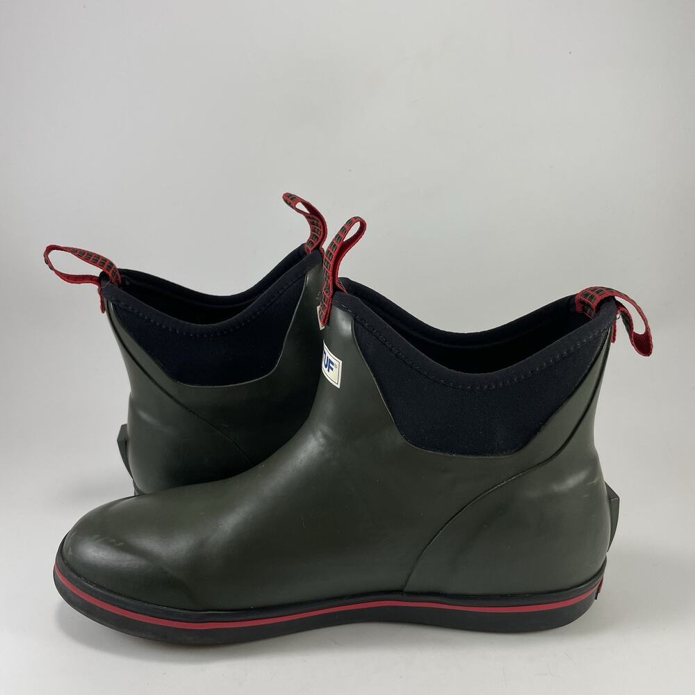 Xtratuf Tailgate Ankle Deck Boot 6 Inch Waterproof Mens Size 8 Green Fishing - Picture 13 of 13